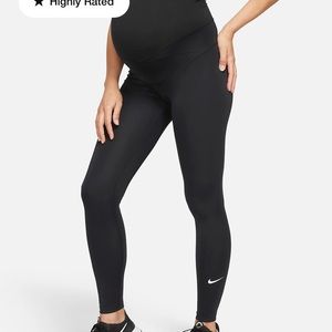 Nike high rise maternity workout leggings
